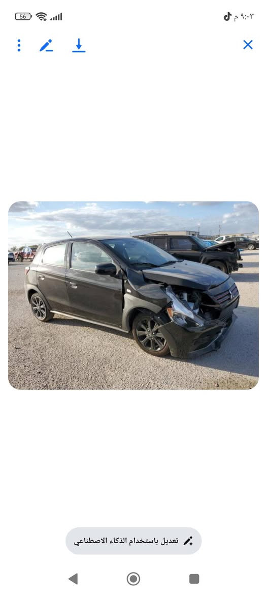 سياره مسي بوشي ميراج موديل 2024 الحادث موضح بالصورة چاملغ بارد سياره إرباك ستيرن  السياره با اسمنه ماشيه 2000 بدون رقم 
العنوان بابل 
الرقم ***********
وغير متواجد على الفيس
