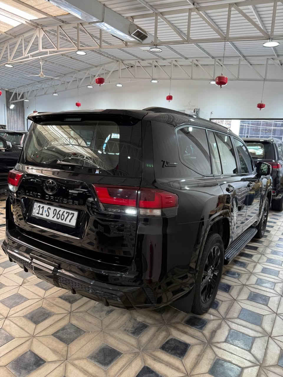 * لاندكروزر GXR ساز 2022 توين تيربو لمتد بلاك ادشن 
* ⁠سعد العبيدي (7700637589)
* ⁠الموديل : 2022 ساز  اسود 
* ⁠الفئة: GXR بلاك ادشن مغلفة (ppf) مكفولة 
* ⁠السعر (63.000 &) مغلفة ppf
* ⁠اللون اسود رقم بغداد ضمان ساز 
* ⁠العدد (108 الف كم) 
* ⁠داخل جلد بيجي اصلي 
* ⁠محرك  6 سلندر (cc3500) توين تيربو 
* ⁠شباك اسود لد شباك الامامي 
* ⁠لحاية امامية خلفية (كت) 
* ⁠4 كامرات محيطية 
* ايرباك عدد (8) سماعات JPL
* ⁠بصمة تشغيل بصمات ابواب عدد (5) 
* ⁠شاشة امامية اصلية بالحجم الكبير 
* ⁠فتحة سقف (سلايت) 
* ⁠كراسي الامامية كهرباء وتبريد 
* ⁠مقاعد (7) راكب دفع رباعي (4 * 4) 
* ⁠ثلاجة وسطية جنطة كهرباء 
* ⁠تشغيل عن بعد شاحن واير ليس 
* ⁠حساس امامي خلفي 
* ⁠ ويل (20 انج)
* ⁠وباقي مواصفاتGXR المتد البلاك ادشن المعروفة 
* ⁠السعر (63.000 $) دولار 
* بغداد - معارض النهضة - الشارع الثاني - شركة ذرى الخليج هـ(***********) بغداد, العراق
