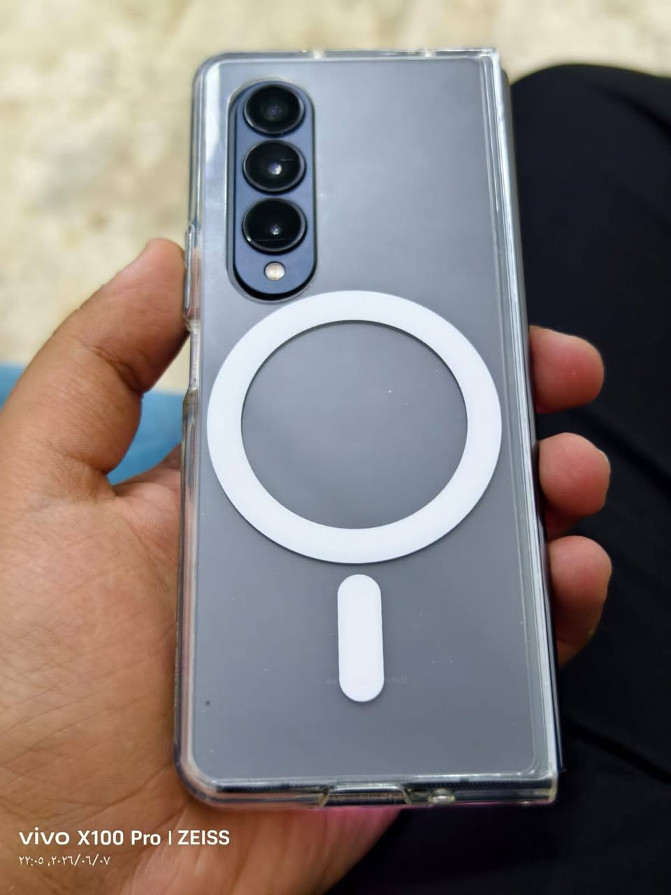 📱🔥 للبيع Samsung Z Fold 4 🔥📱

✅ النسخة الأمريكية 🇺🇸

✅ ذاكرة 256GB

✅ رام 12GB

✅ اللون نيلي حبري 💙

✅ نظافة فول ✨

✅ تك سيم كارت 📶

✅ شاشة قابلة للطي

✅ معالج Snapdragon 8+ Gen 1 🚀

✅ جهاز معروف وغني عن التعريف

📝 ملاحظة:
يوجد شخطتين على إطار الكاميرا فقط، ولا تؤثر على الكاميرا أو التصوير نهائياً 📸

📍 الموقع: بغداد - الزعفرانية

💰 السعر: 650

📞 ***********
