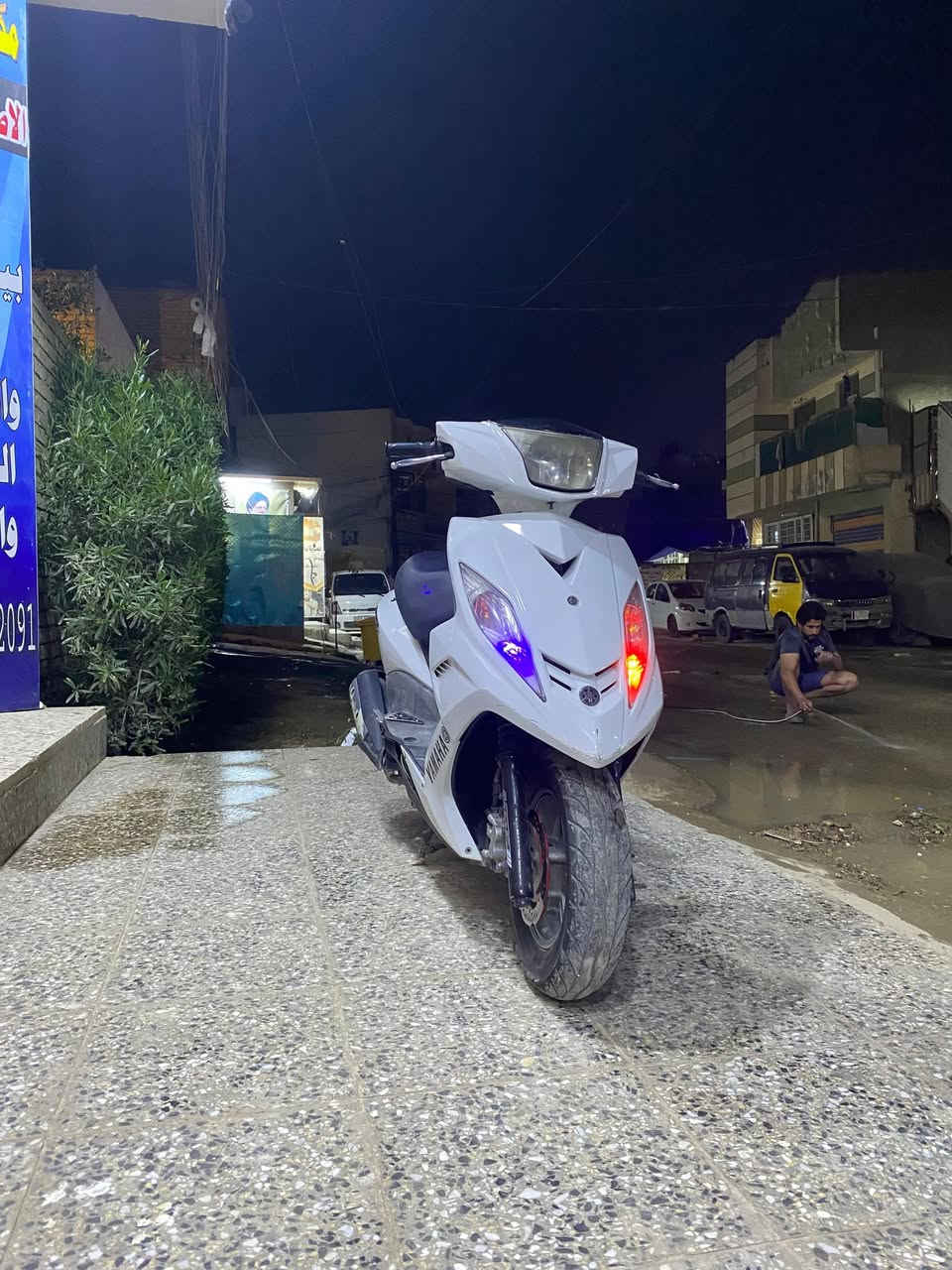 السلام عليكم GTR.2103دشبول الكتروني 3الاوان دراجه نضيفه مامفتوحه لاتبخير لا تنقيص لانضوح دراجه ملحه بل جيس  كهربائيات كله شغال لايت زنون طسه تخبل مكان بغداد العبيدي شارع20 رقمي السعر750 مجال بسيط ***********
