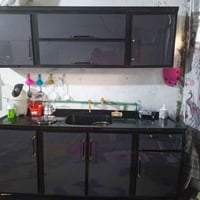 كاونتر • ٢م • رصاصي واسود