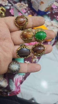 للبيع كل المحابس نحاس  بأحجار طبيعيه سعر شلع 25الف مع توصيل الحجز والت...