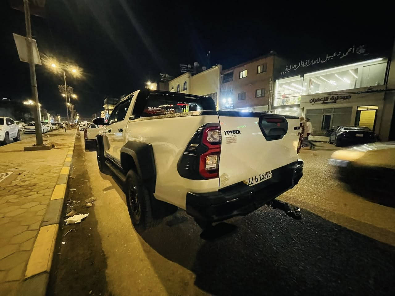 تيوتا هايلوكس جي ار   GR
الموديل : 2024 الشكل الجديد ساز 

السياره كفالة عامة 

حجم المحرك ) 6v  ) سلندر فور ويل

ماشية : 150 الف كيلو السياره 

الرقم : اربيل دولي تحويل مباشر  

السياره فول موصفات

رادارات

كامرات ٤

حساسات امامي خلفي 

تحكم ستيرن

سستم صوت 

شاشه جبيره

كشنات جلد 

شفتات ستيرن

العنوان نجف الاشرف

الاستفسار  ***********

سعر455 وبيها مجال
