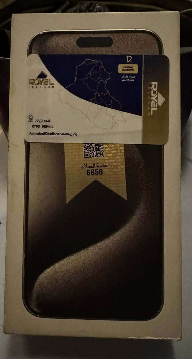 15 بروماكس
شرق اوسط
وكالة ماستر
كفالة عامة
ذاكرة 256
بطارية 92
ملحقات كامله عدا الكيبل
مليون و 200 وبي مجال قليل
ديوانية المركز
***********
