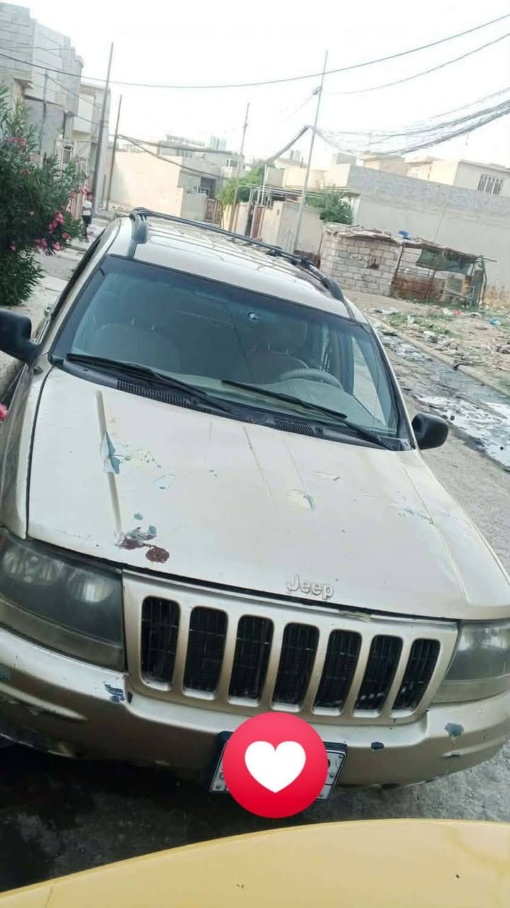 السلام عليكم جيب شيروكي مديل 2000 رقم ألماني كركوك محرك 6سلندر فول تماتيك محرك وكير شرط داخل جديد شاشه طخم أمامي وخلفي شرط وشرط وكاله وتحويل مكاني الموصل بيع او مراوس السعر 50 وبي مجال ***********

