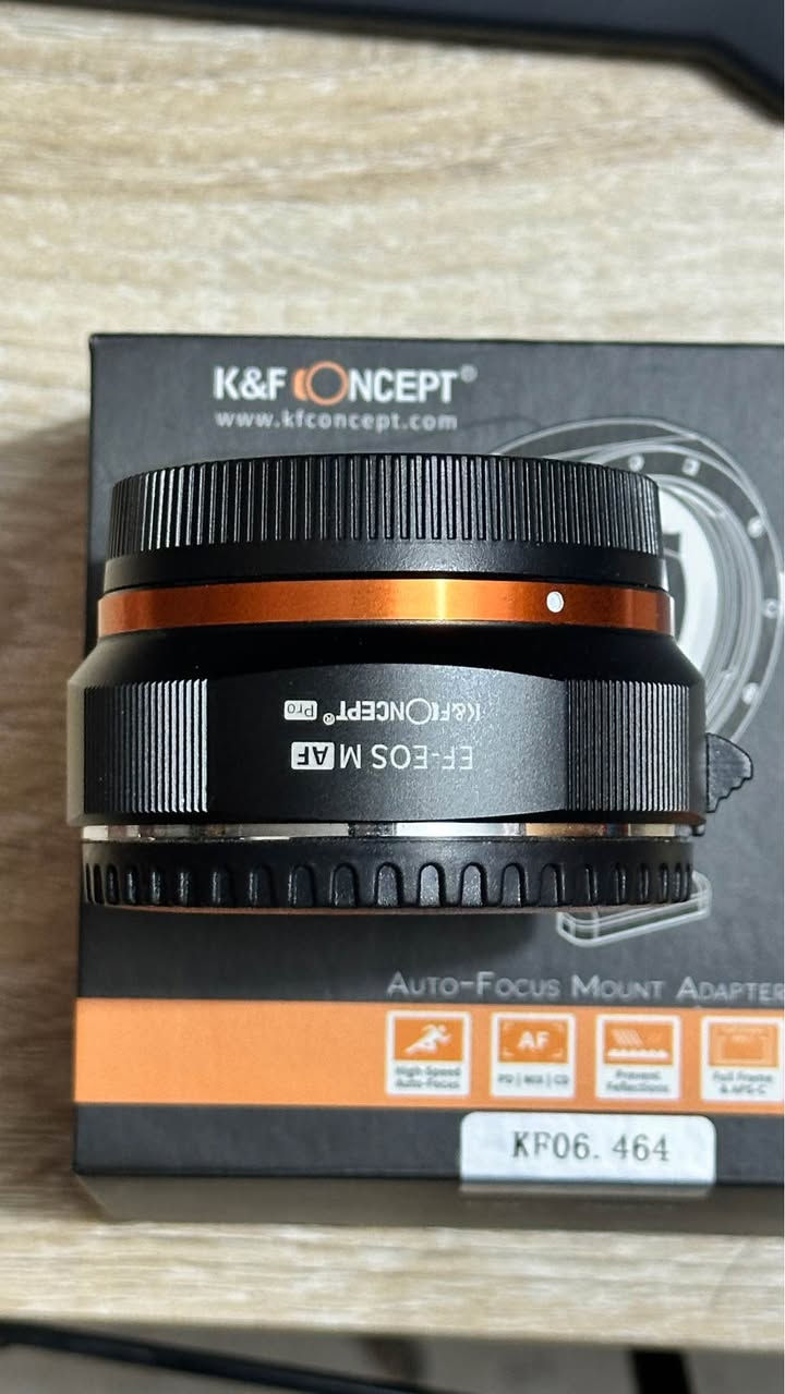 محول عدسات Canon EF/EF-S إلى EOS M
ماركة K&F Concept
يدعم Auto Focus + Aperture Control
حالة ممتازة، واستخدام قليل نظيف وشغال 100%
مع الكرتون 
يتوفر توصيل حلة, بابل


**إذا كنت صاحب هذا الإعلان وتريد حذفه لأي سبب، رجاءا أرسل رسالة إلى الدعم الفني**