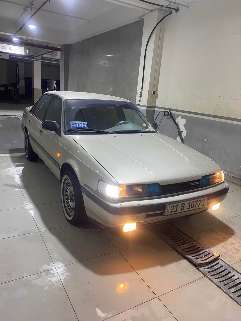 مازدا ١٩٩٠
رەقەم سلیمانی 
سەنەوی تازە تا مانگی ٥/٢٠٣٠
کامل بویاخ لەسەر ساخی بویاخ کراوە 
کارەبای و هەموو شتێکی مەزبووتە
بە شەرتی گێڕ و مەکینە 

*********** السليمانية, العراق
