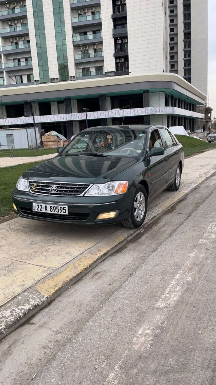 تويوتا افلون ٢٠٠١سبوع عام لو جواني رقم اصلي هه موشتيكي به شه رت سعري ٩٠وه ره قه ومه جال
اربيل ***********
