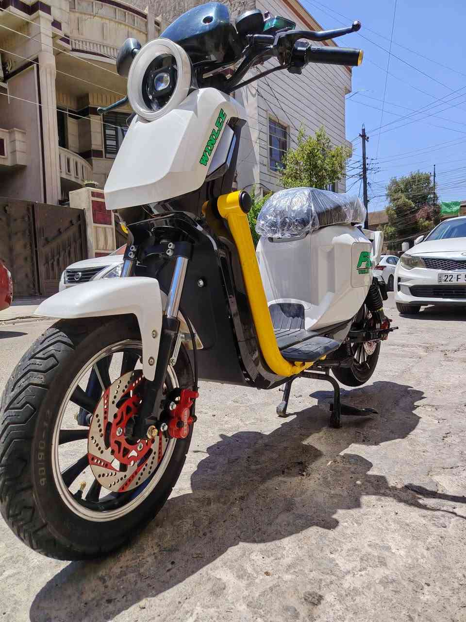 🔥 للبيع WNLEE F3 🔥
 
✅ 5 بطاريات ونلي أصلية 32 أمبير
✅ ملف 2000 نحاس حقيقي
✅ ديجي 
✅ زنون عالي
✅ بريكات دسك هيدروليك
✅ نظام حماية ضد السرقة
✅ سرعة وسحب ممتاز
الدراجة استخدام أقل من شهرين ومحافظ عليها بصورة ممتازة، بيها نواقص بسيطة  ايكلفن 20 ألف موضحة بالصور وما مخفي أي شي واكعات من سعرهة  500 وبيهة مجال العنوان بغداد حي الجهاد للستفسار ***********

