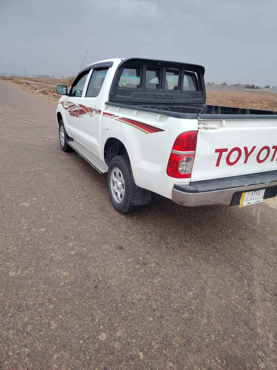 هيلوكس ٢٠٠٨ فور ويل صبغ حزام شرط تحويل مكينه اوكير مكفول متصرف عليه الف مكان ابوغريب سعر  ١٣٥$ ***********
