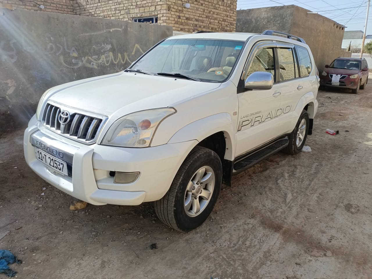 برادو موديل ٢٠٠٨
٦ سلندر
محرك مكفول
گير مكفول
٣ قطع تبريد
لوگير
دبل تانكي
تشغيل بصمة
شاشة كاميرا وصوتيات
هوك سحب 
فتحة بالقمارة
سبير تعليگ
٧ راكب
السنوية بأسمي
رقم بغداد
صيانة حدادية حديثة
صيانة حديثة للبخاخات والبلكات
صيانة وتبديل الراديتر حديث 
السعر ٢١٠ $
***********  اتصال  ،  واتساب
