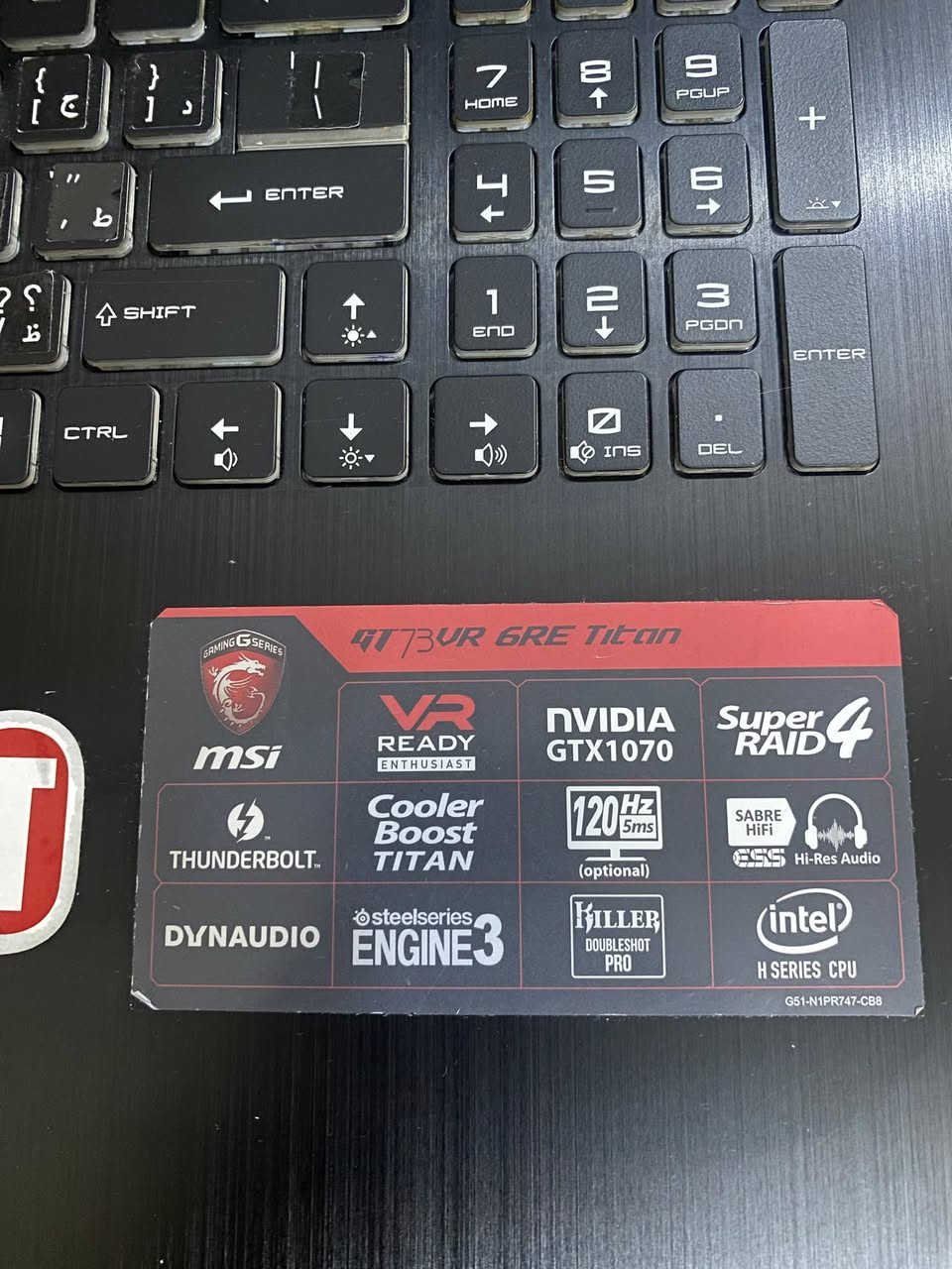 ‏السلام عليكم

‏نوع اللابتوب MSI 

‏حجم الشاشة ١٧

‏المعالج core I 7 6820 hk

‏ الرام 32g

‏ الهارد بي هاردين

‏الاول 128 ssd

‏والثاني 1 كيكا كذلك 

‏كارت الشاشة خارجي GTX 1070 

‏8 كيكا

‏مع الشير ٢٤ كيكا

‏الشاشة بتردد 120 هرتز

سعر 550 وبيها مجال جداً بسيط 

‏


**إذا كنت صاحب هذا الإعلان وتريد حذفه لأي سبب، رجاءا أرسل رسالة إلى الدعم الفني**