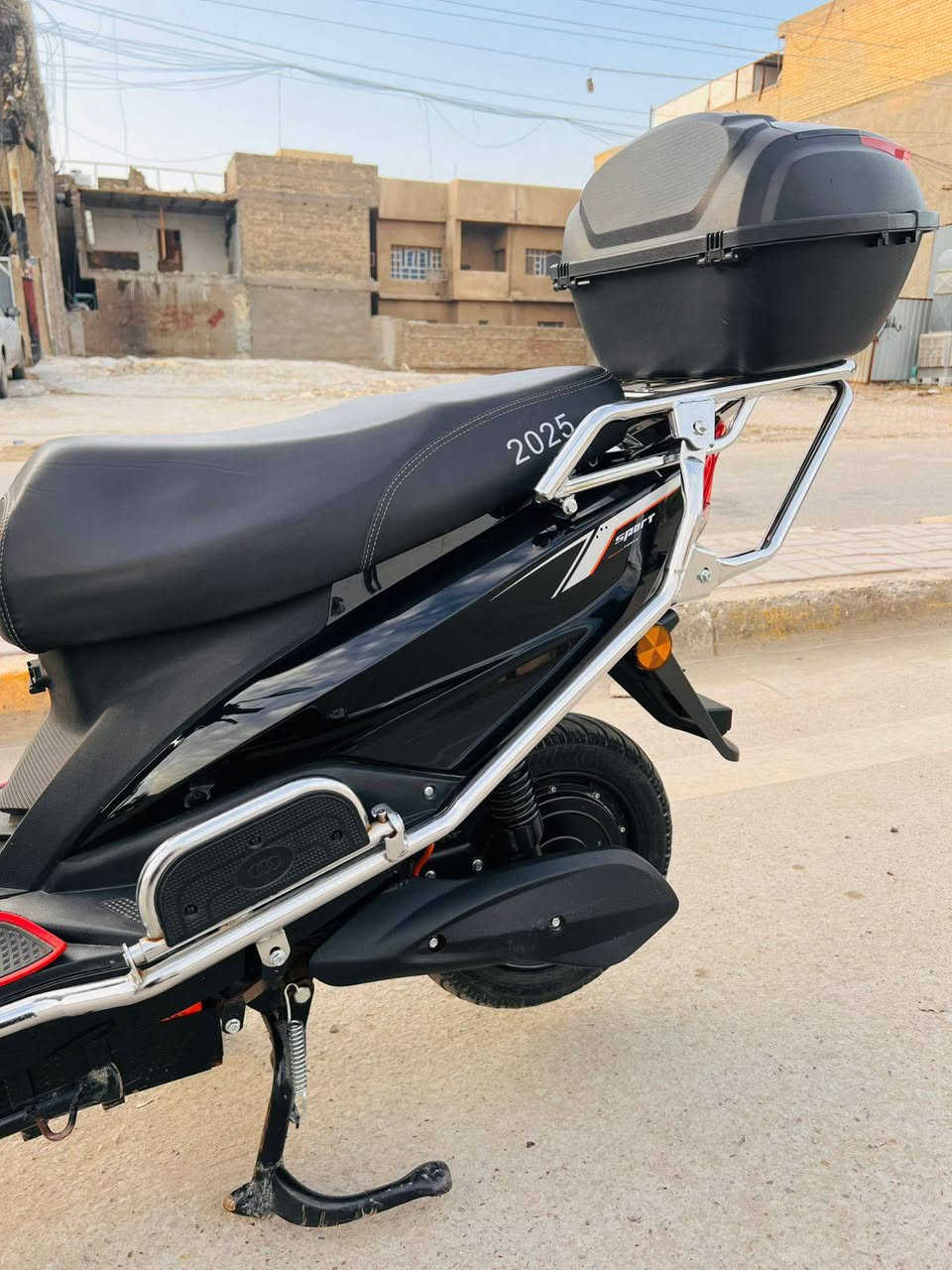 سلام عليكم دراجه شحن 2025
ملف 1500 عدد السرعات 3 
بطاريات 6 الدراجه جديده 
السعر 650 وبيه مجال مكاني بغداد 
***********
