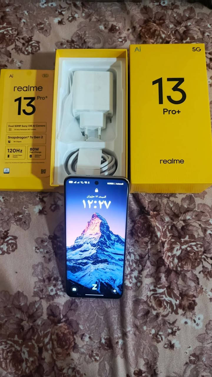 السلام عليكم للبيع او مراوسه وياه s22 الترا
ريلمي 13 برو بلص 5g
داكره 512
رام 12+12=24
نضافه جلخ مابي 100/100
شرط لا مفتوح ولا واصل مصلح 
استعماله شي قليل وضع شركه بعده 
كاميرته تخبل زوم 120x
شاحنته شريع تدعم 80W
بوبجي تدعم 90 فريم 
كامل ملحقاته 
الاستفسار علخاص او اتصال ع ارقام تاليه.. 
***********
***********
