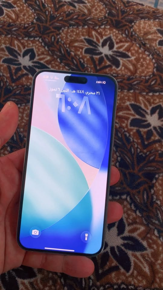 ايفون 15 برو ماكس بطاريه ٨٧
ذاكره ٢٥٦ 
جهاز شرق اوسط جديد ماخذه اول ما نزل شخط واحد مابي  فلوجه حي العسكري السعر مليون و ١٠٠ 
***********
