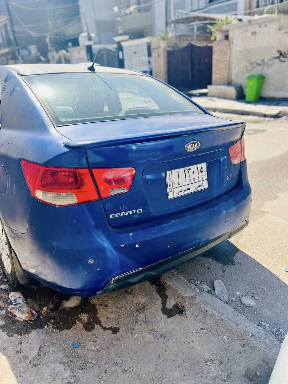 سلام عليكم رمضان كريم على الجميع انشالله من رخصة مدير الكروب عندي سيراتو للبيع موديل ٢٠١٢ رقم مثنى مشروع وطني بسمي شخصين تتحول وين مكان السيارة بيهة ضربة بل جاملغ خلفي فقط وعوزهة شويه ترتيبات بس اني مفارغ كير محرك خير من الله تخم تاير جديد سعر ٦٥ قفل ماكو هيج سعر بس اني متوازي على بيع مكاني بغداد الجديدة هاتف *********** ممتواجد على النت اتصال فقط
