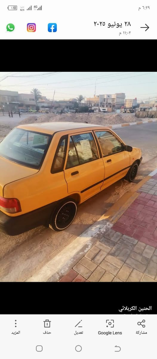 سلام عليكم سايبه موديل 12 سياره جاهزه محرك جديد تبريد شقال حداديه جديده بسمي سعر 30 بيه مجال *********** مكاني كربلاء
