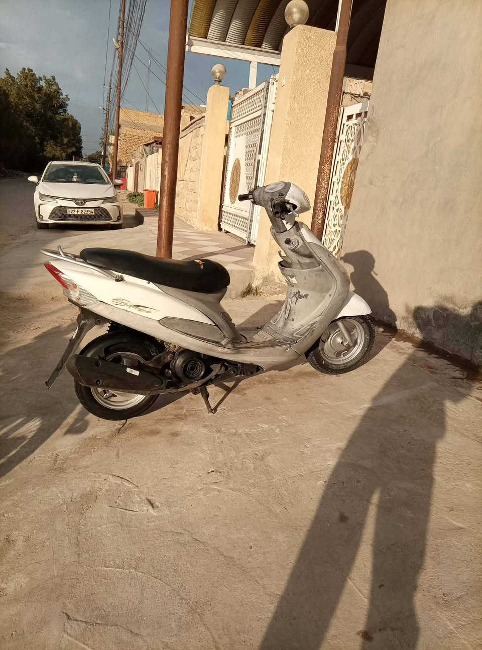سلام عليكم ماكس منغولي دراجة خرسة دراجة كلشي شغال سلف هندر  كفر اصلي بس مصبوغ ابيض مكاني حلة ٤٠٠ بية مجال ***********
