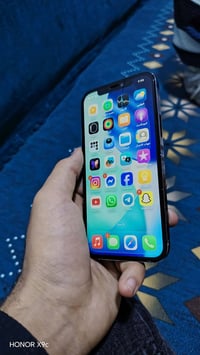 ايفون 12 جديد نورمان   دبل سيم   بطاريه 85  بس بي كسر بضهر وانطيك ويا ...