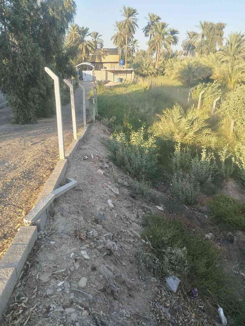 سلام عليكم ورحمه الله وبركاته نصف دونم على الشط طابو صرف 25 مع بيت بنيان جديد سنه 22  المساحه البيت 300 طابوك صب كونكريت الوجه مال نصف دونم 13 ونزال من سده لشط مع حوض اسماك العنوان ميسان بساتين دفاس قرب الاساله الماي ثانية الاستفسار ***********
