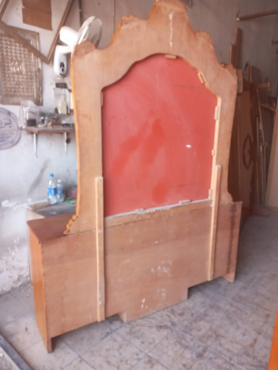 ميزتواليت صاج تزكام مستعمل النقش خشب صاج بورمي عرض متر و75 سم ارتفاع 80 سم عمق 40 سم السعر 140 وبي مجال العنوان بغداد حي الإعلام الشباب نهاية شارع سوق اميمه  صيدلية نور الشباب قرب النادي التجاري  موبايل
***********
***********

يوجد توصيل غير مجاني داخل بغداد فقط
