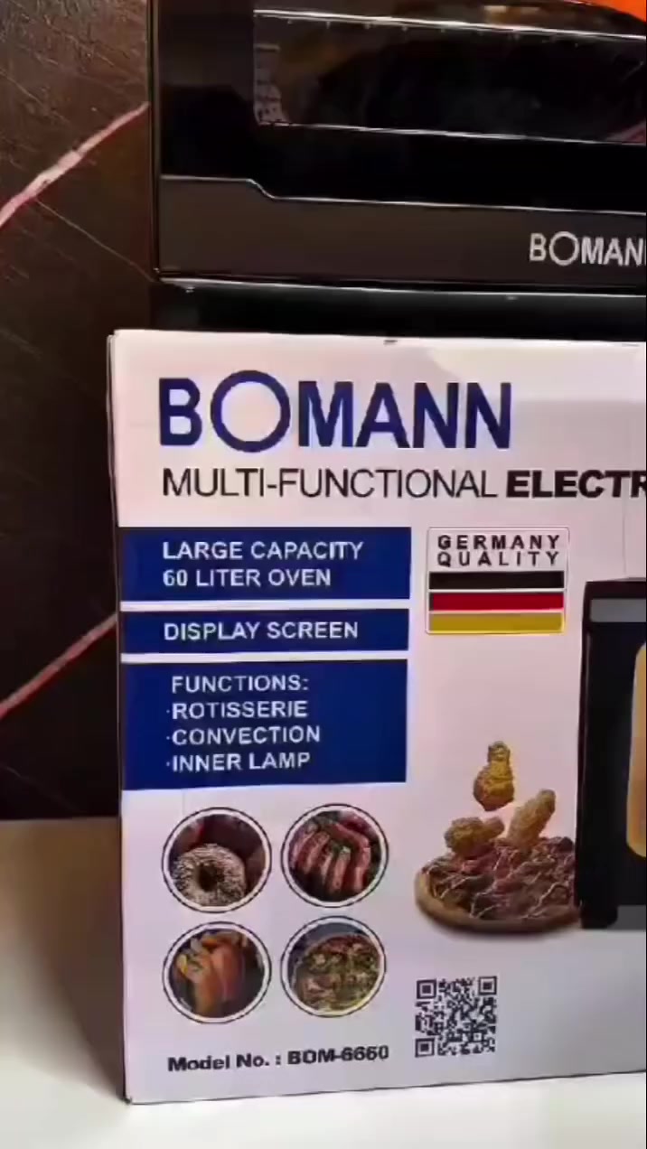 فرن كهربائي حجم 60 لتر 
ماركة بومان الالمانيه🇩🇪🇩🇪
للحجز والاستفسار يرجى مراسلة الصفحه📝
#فرن #عرض_خاص #تخفيضات #اكسبلور #المطبخ


**إذا كنت صاحب هذا الإعلان وتريد حذفه لأي سبب، رجاءا أرسل رسالة إلى الدعم الفني**