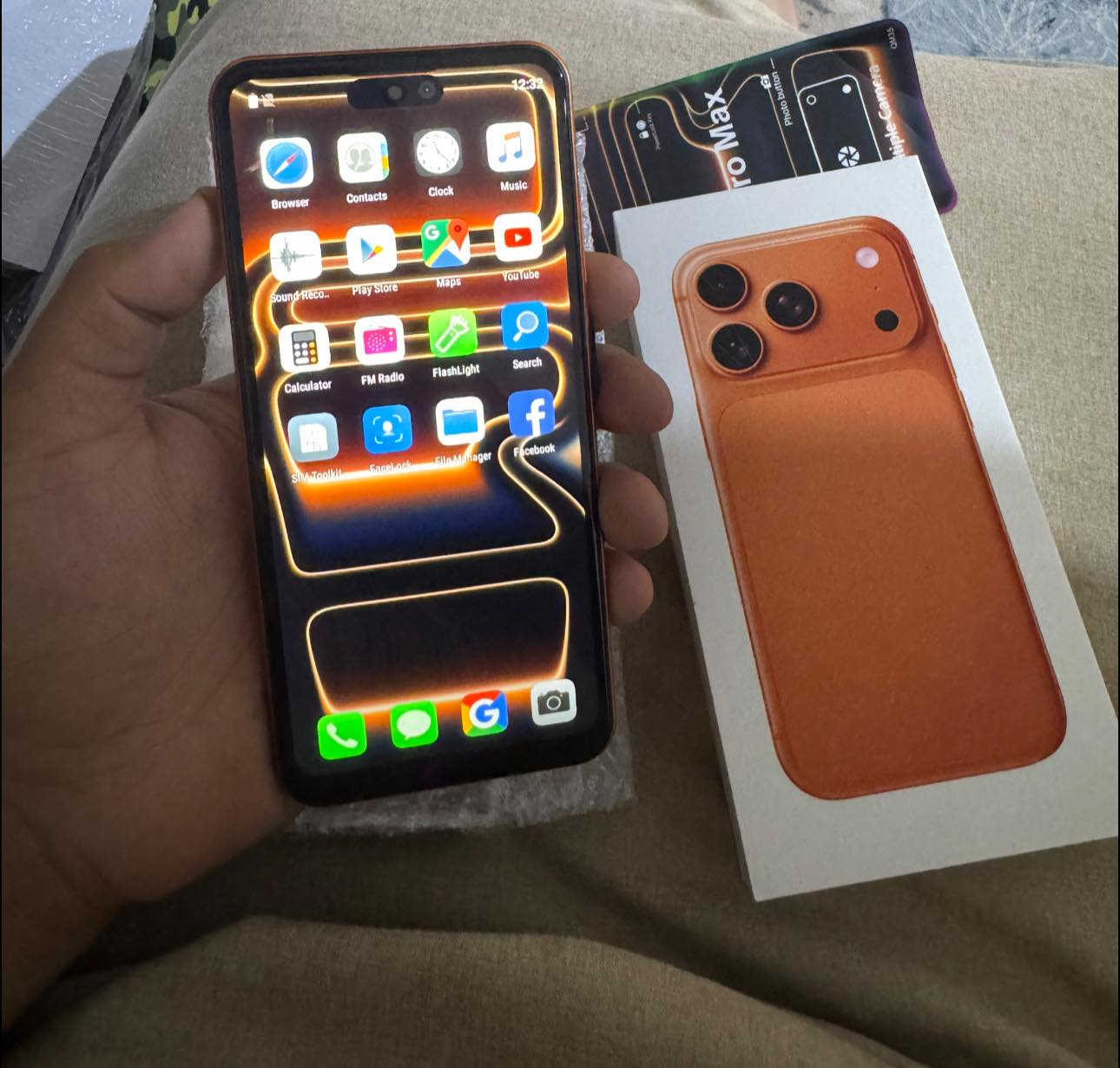 للبيع قطعتين ١٧ برو ماكس تقليد
برتقالي
سلفري
الجهازين فقط مشتغلات بدون استخدام
مكاني نجف 
***********
