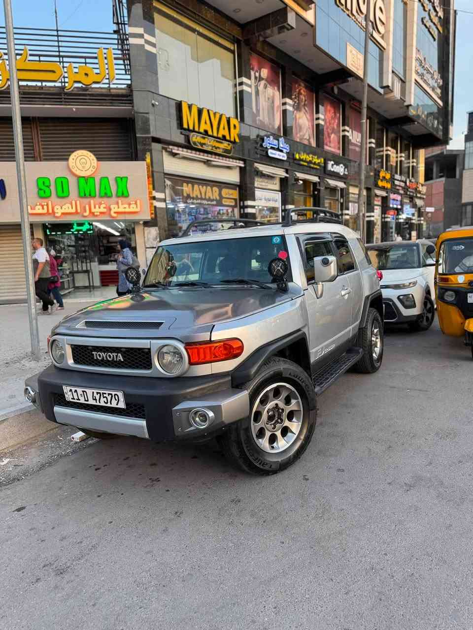 للبيع: تويوتا إف جي كروزر خليجية كلين (FJ Cruiser) 2008
الموديل: 2008 - مواصفات خليجية

 المحرك: 4.0L (6 سلندر) 

 اللون: سلفر كلين تايتل / خليجية

 العداد: 210,000 كم

 الرقم: بغداد - خصوصي

السياره نقصها بس تايرات الخلفيه تعبانه
كير محرك خير من الله بس بنيد جارد 
السعر: 14,500$ 

للاستفسار والشراء، يرجى التواصل على واتساب: ***********
