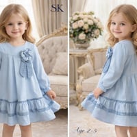 فستان بناتي • كوالتي عالي • مقاس ٢-٥ سنوات