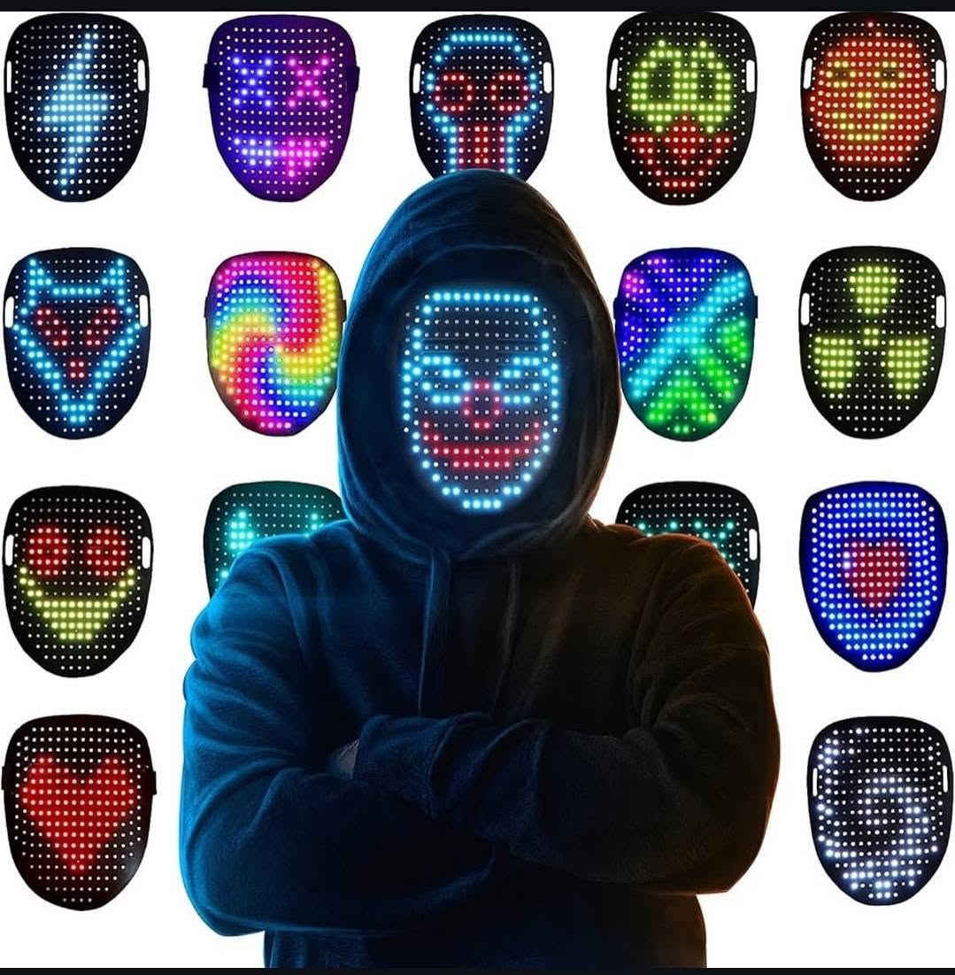 25مع التوصيل
يتميز القناع بتقنية استشعار الإيماءات، مما يتيح لك تغيير الأنماط بمجرد التلويح بيدك أمام المستشعر.
يعمل القناع ببطارية قابلة لإعادة الشحن عبر USB، وهو مصمم ليكون مريحًا
قناع الوجه LED هذا يحتوي على 50 نمطًا مختلفًا، بما في ذلك 25 صورة ثابتة و25 رسومًا متحركة ديناميكية


**إذا كنت صاحب هذا الإعلان وتريد حذفه لأي سبب، رجاءا أرسل رسالة إلى الدعم الفني**