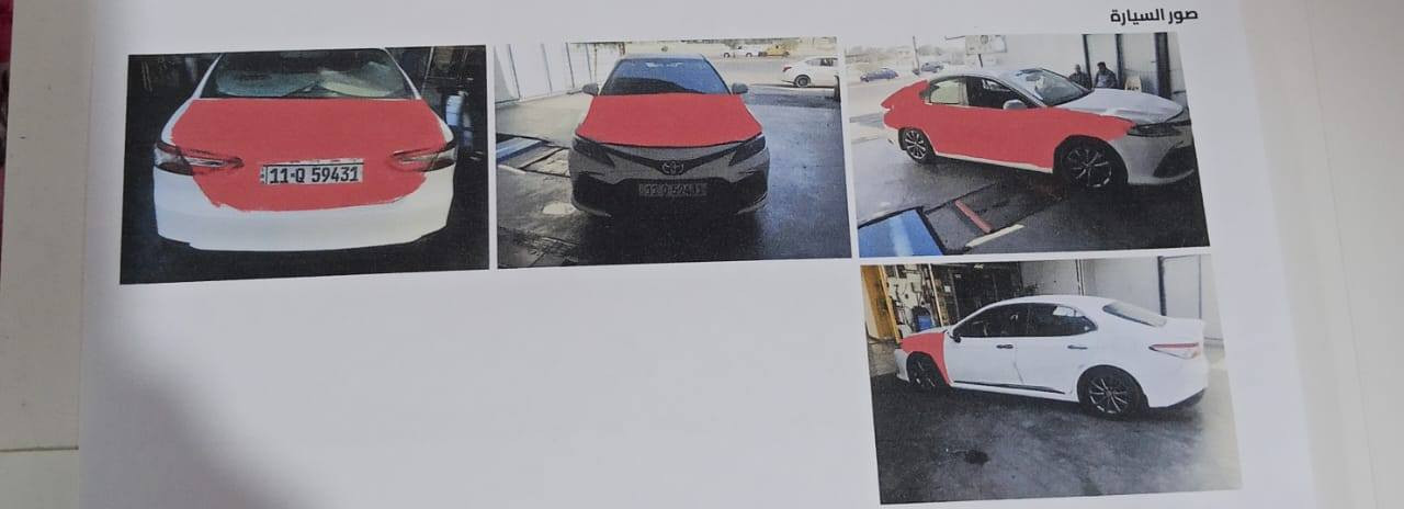 السلام عليكم 
كامري 2018 دخول 2023 هايبر 
تكسي دبي بدون حادث بيها صبغ ٤ قطع
 بسبب استيكرات فندق للبيع ب ١٣٥ ورقه وبيها مجال 
مكان سياره بابل *********** حسام
