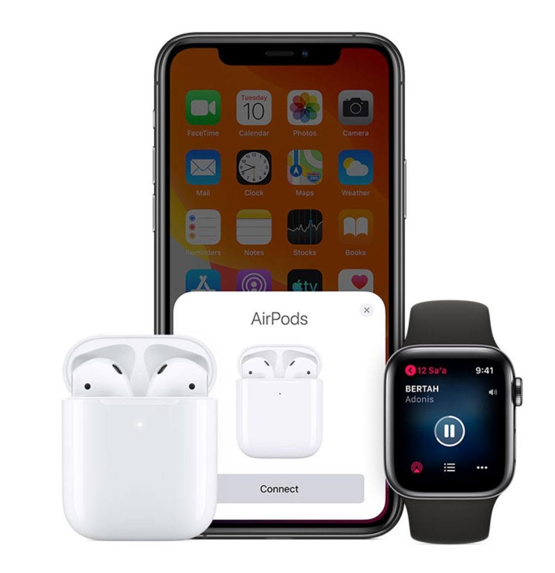 Air pods 2
الاصدار الثاني من سماعات ابل ٫ اصليه امريكيه وارد امريكي الاصلي ٫ صوتها قوي جدا نظافتها 99\ 
بلاديه سيريل نمبر بموقع ابل الرسمي الشركه المصنعه ابل ٫ تدعم شحن لاسلكي ٫ قطع محدوده وراح ابيعها بدون ربح 25 الف ٫ القطع اصليه امريكيه تفحص وتتاكد بنفسك للحجز واتساب ***********
