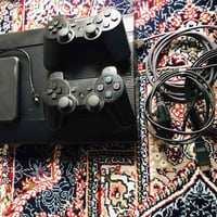 Ps3 super slim Hen مع كامل ملحقات  واير اج دي واير كهرباء واير شحن جوس...