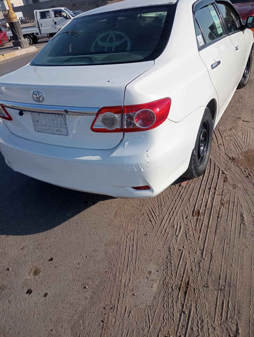 سلام عليكم كورلا موديل 12رقم بغداد الأماني سيارة مصبوغة قطع ابيع حزام بيها رصعات خفيفة بالصقيفة مكاني صلاح الدين سامراء ***********
