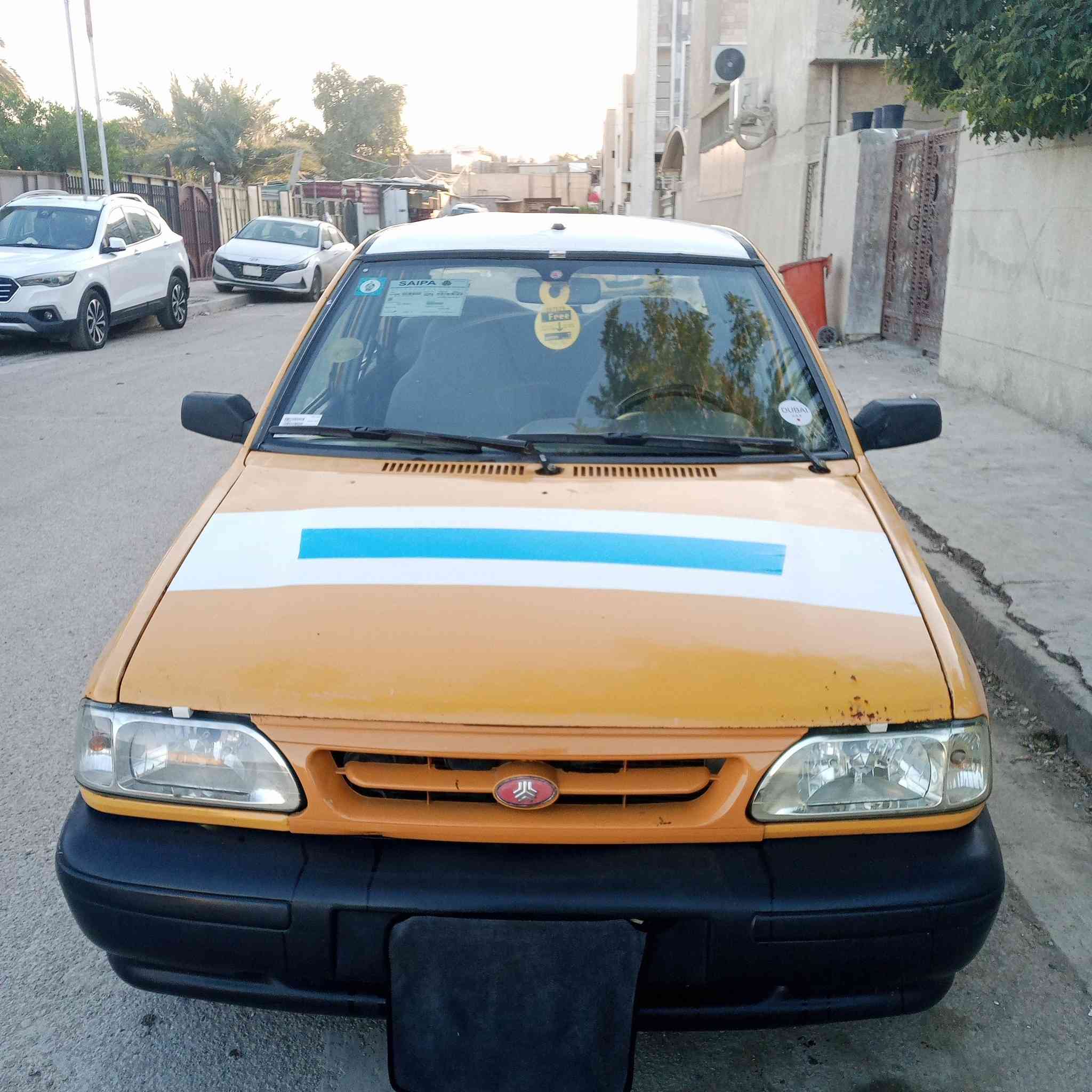 السلام عليكم سايبا للبيع موديل 2012 مصفرة هيئه وعليها غرامات 100 ألف صدر مكينه كير كله جديد اللعلم رقم الألماني بغداد سعر 28 وبي مجال الطيبين رقم ***********
