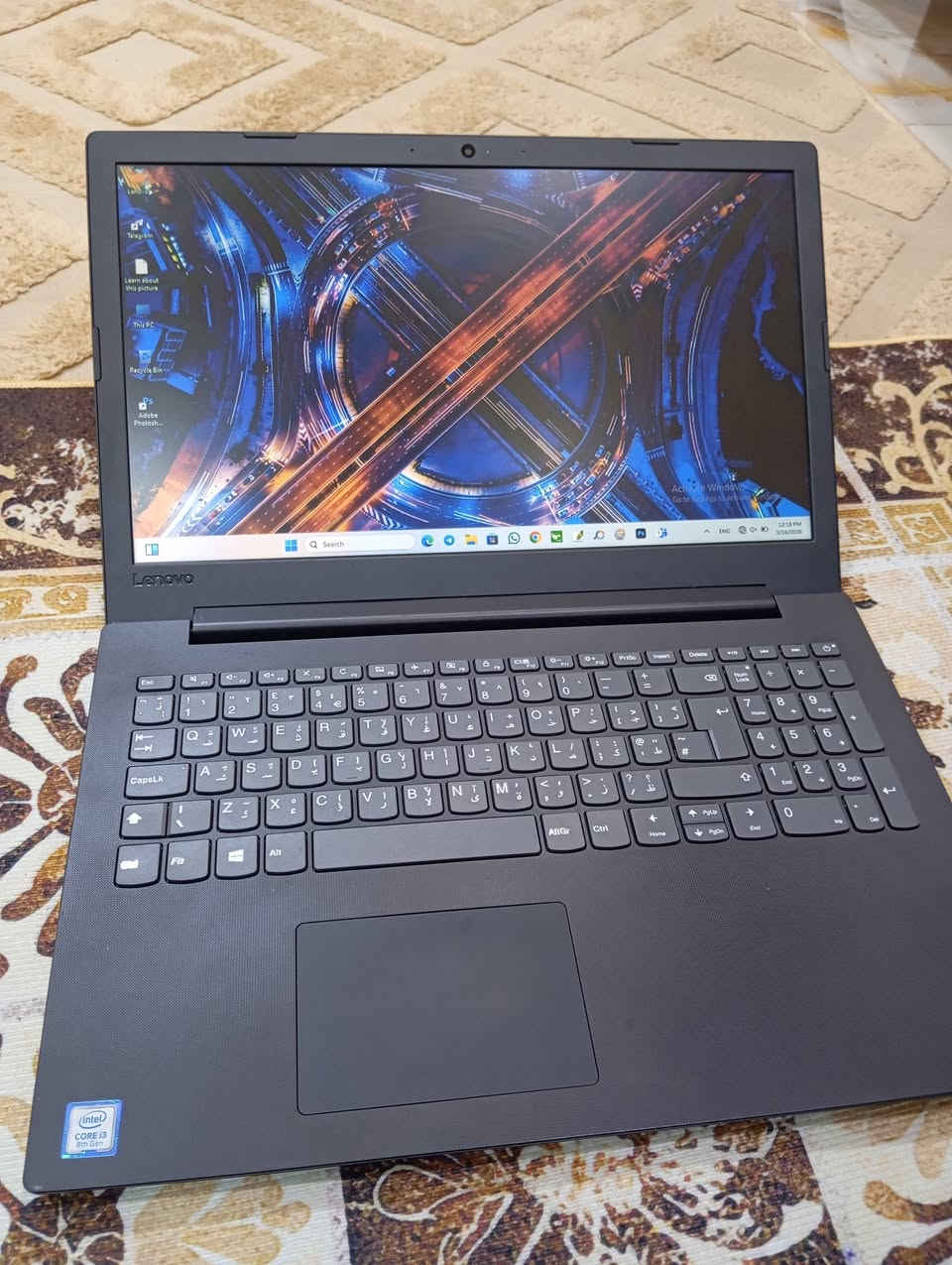 سلام عليكم لابتوب لينوفو
نضافه 100/100 
مكان بغداد الوزيريه سعره 175
متواجد ماسنجر واتساب رقم ***********
