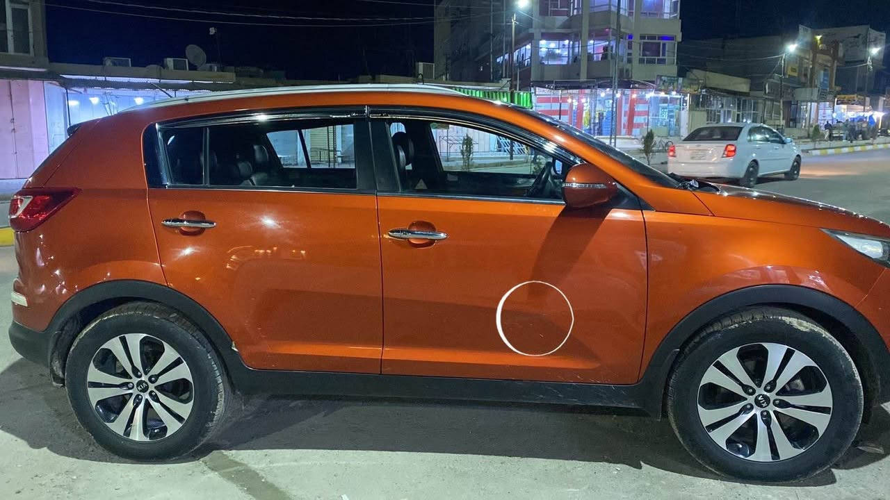 كيا سبورتاج 2013 خليجي فول مواصفات.
سياره بدون صبغ (فقط الماشر بالصوره شبر باب السكن ) 
موصفات سقف بانوراما بصمه مراي شفت تحكم ستيرن  داخل قيسي كشن جلد كهربائي  ماشيه (184km). السعر 157$ بي مجال          رقم تلفون ***********/ *********** كركوك, العراق
