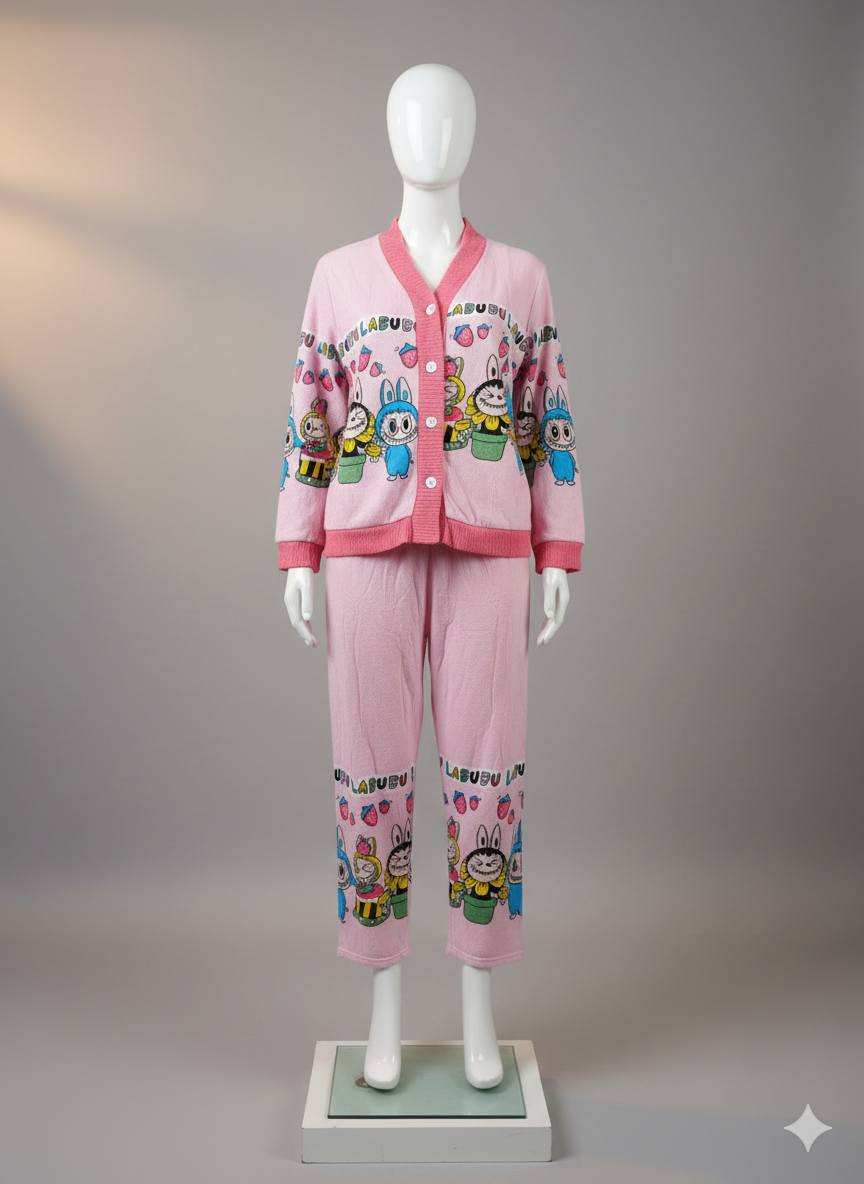 عنوان العرض: الدفء والنعومة بسعر خيالي! ❄️✨
​خلي شتاكِ أدفى وأجمل مع كولكشن تراكات الفرو الناعم الجديدة! 😍
​استمتعي بأعلى درجات الراحة مع خامة الفليس (الفرو الناعم) اللي تعطيكِ إحساس بالدفء والنعومة طول اليوم. التراكات متوفرة بأشكال وموديلات تجنن:
​🟢 تراك الضفدع المريح: بلون أخضر فسفوري مميز وتصميم "The Frog Prince".
​💗 تراك لابوبو الوردي: بنقشة Labubu مع أزرار أمامية وتفاصيل وردية غامقة.
​🔘 تراك لابوبو الرصاصي: تصميم "الملك" مع رسمة كبيرة في المنتصف وبنطلون مشجر.
​🟤 تراك لابوبو الجوزي: موديل دافئ جداً بألوان شتوية وتنسيق أبيض عند الياقة والأكمام.
​لماذا تختارين هذه التراكات؟
​✅ خامة قطيفة (فرو) أصلية: ناعمة جداً على البشرة ولا تسبب أي تحسس.
✅ ألوان ثابتة: لا تتغير مع الغسيل المتكرر.
✅ قياسات مريحة: تناسب جميع الأوزان للحصول على راحة تامة في المنزل.
​💰 السعر مفاجأة: فقط 8 آلاف دينار! 
​📍 للحجز والاستفسار: مراسلة الصفحة مباشرة أو الاتصال على الرقم [***********].
🚚 متوفر خدمة توصيل لجميع المحافظات.
​لا تخلين الفرصة تفوتكِ، الكمية محدودة جداً! 🏃‍♀️💨
