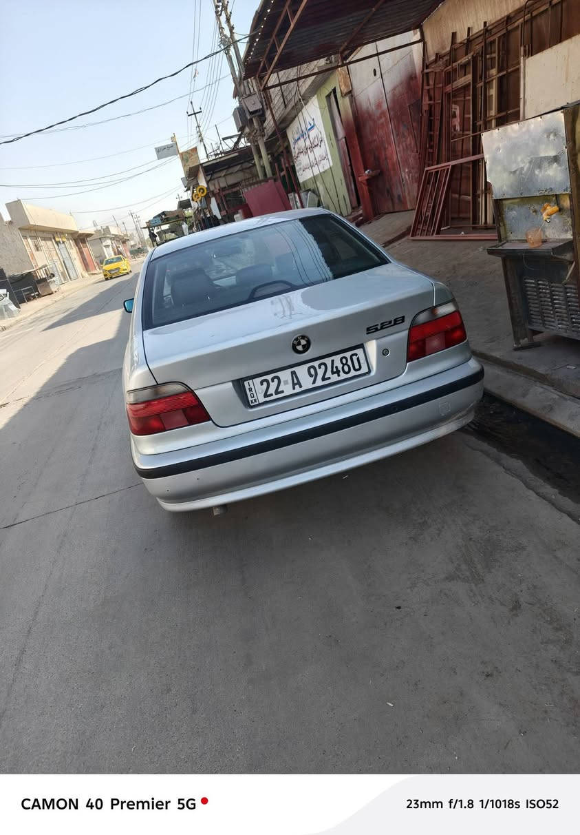 عشاق الـ BMW.. الصقر وصل! 🔥
للبيع BMW 528 موديل 2000 "دبل فانوس"، سيارة نظيفة ومعدلة وما محتاجة أي صرف.

✅ المحرك والكير شرط الفحص.

✅ التبريد والتدفئة شغالات 100%.

✅ السيارة جاهزة ومكفولة من كل النواحي.

✅ الرقم أربيل، باسمي والتحويل مباشر.

​📍 المكان: الموصل - حي 17 تموز.

السعر  90 وبيها مجال بسيط 

📞 للتواصل: *********** | ***********
