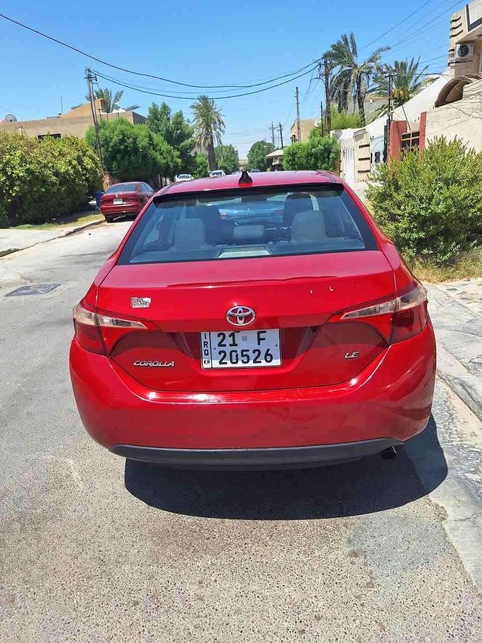 السلام عليكم
للبيع كورلا وارد امريكي موديل 2017 فئه Le 
حجم المحرك 1800 المرغوب
عداد المسافه 130 ألف
رقم سليمانيه بأسمي السيارة 
السيارة مابيها أي نقص أدامه كامله
حداديه دبلات كله جديد
تايرات جدد
باتري جديد
ماء راديتر جديد اصلي + دهن الكير جديد قبل شهر بدلته + دهن محرك جديد
فلاتر السيارة كله جديد 
حتى ريمونت وسويج جديد
تبريد ماشاء الله ثلج 
حادث مال أمريكا كلش بسيط بدون دواخل بدون ايرباك كلهن سليمات وبالعراق صار بيها شخوط صفحه عكس السائق وضبغتها 
يعني بيها صفحه عكس السائق مصبوغه كلها والبنيد مصبوغ أثر شخوط مو ضربه 
السعر المطلوب / 120 وبيها مجال
للتواصل رقم الهاتف ***********  واتساب
***********  واتساب
مكان السيارة / بغداد / حي الخضراء
