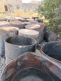 ظفيرة كهرباء ٤٠م • منشار خشب نجارة شغال • براميل زفت فارغة