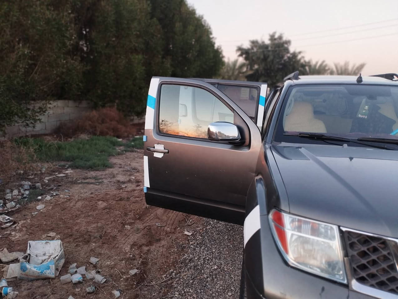 السلام عليكم للبيع او المراوس
نيسان كفاله عامه من الكص والتبديل  فورويل تخم تاير جيس بانزين ومنضومه غاز حداديه كهربائيات كلهه شغاله تحكم ستيرن سياره دخول سياحه المكان الناصريه السعر 50وبيه مجال ***********
