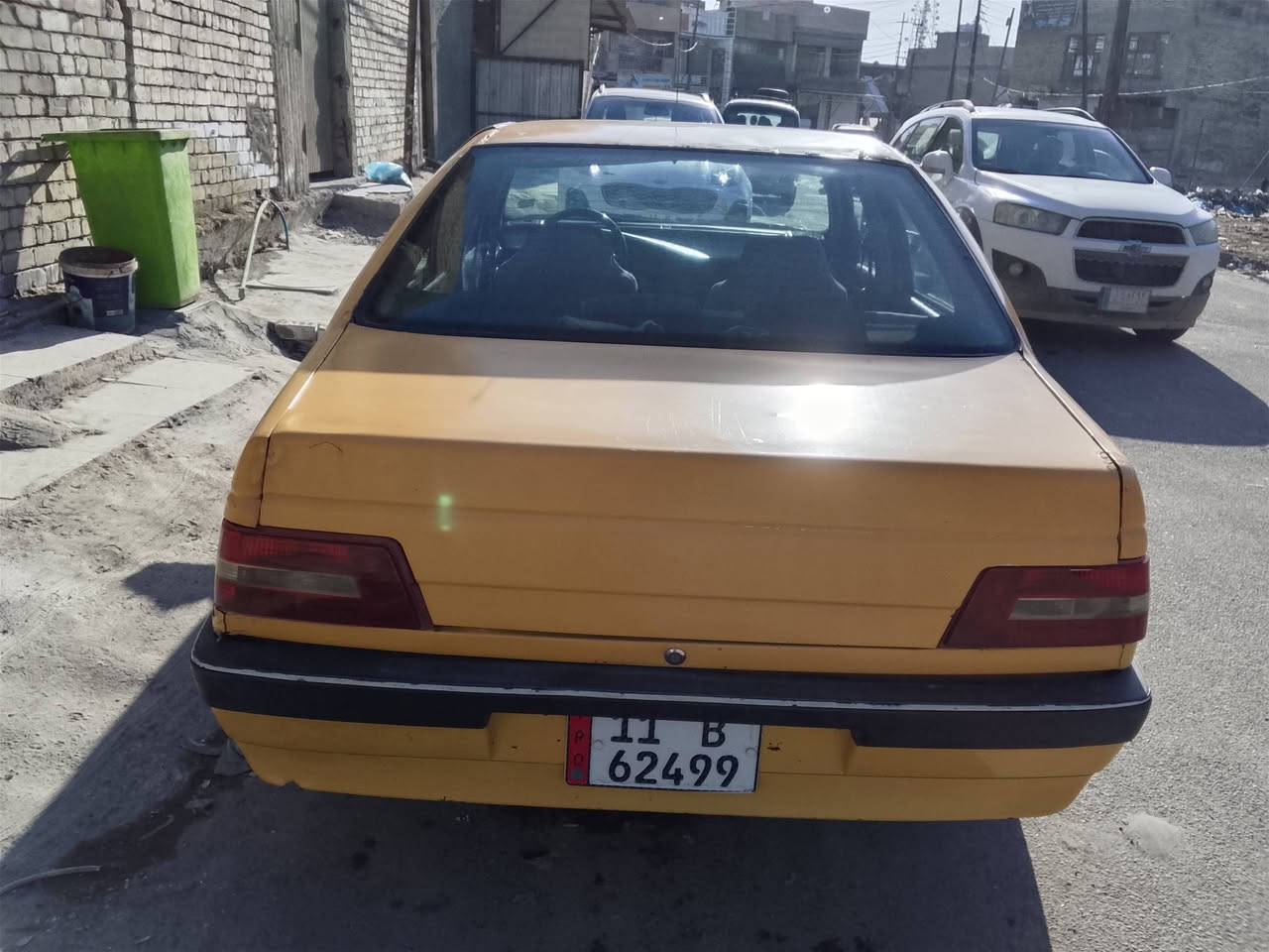 السلام عليكم سياره بيجو لميس موديل 12سياره بأسمي مكاني بغداد شهداء العبيدي مصفره هيئه وغرامات السعر 22رقم الهاتف ***********
