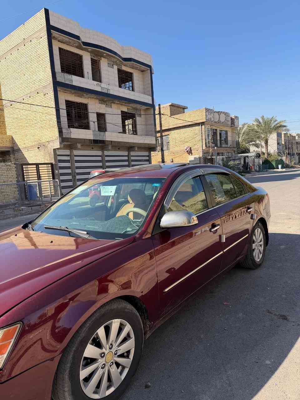 السلام عليكم سوناتا 2009 وارد أمريكي حادث جاملغ الأيسر أو بنيد بدون دواخل محرك 6 سلندر رقم بغداد ماكن بغداد الشعب الثعالبة السعر 103   الرقم ***********
