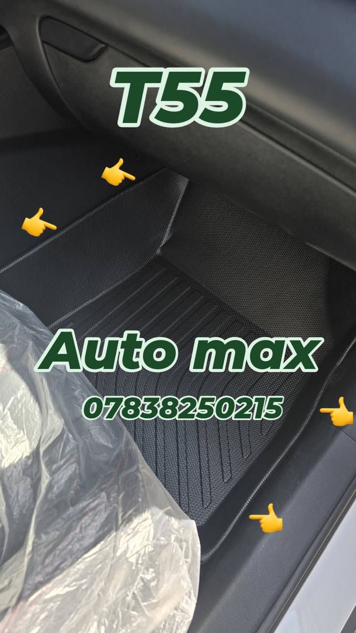 السلام عليكم
متوفر ارضيات حوضية قالب بلادي 
T55 /T77  /B70
 فرشة دشبول قالب بلادي 
T99/T55 /B70
غلاف بصمة لجميع سيارات بيسون
مطريات قالب بلادي نوعية ثقيلة T55
العنوان بغداد حي تونس آفاق عربية
***********
