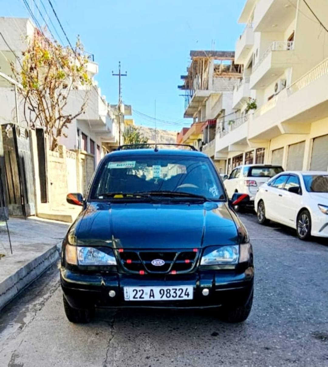 كيا سبورتاج موديل 2001. توماتيك محرك 20 ماتور جديد مقفول 100% دوزان 100%جديد دواليب جدد رقم اربيل دولي سنويه 2030  شرط بدون حادث  تحويل مباشر  السعر 55 وفيها مجال العنوان دهوك واتساب فقط ***********
