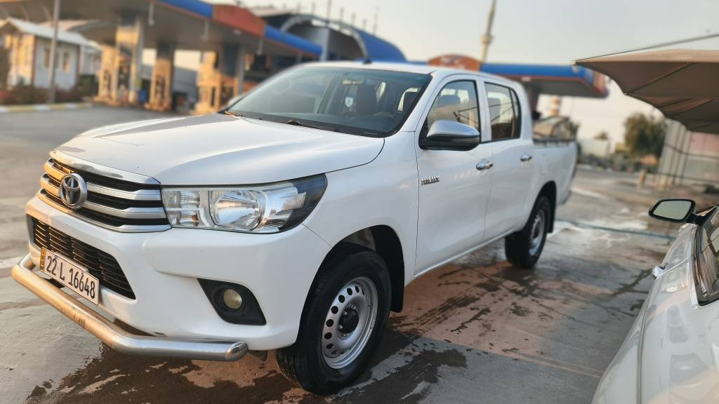 تۆیوتا هايلۆکس ٢٠١٧ گاز بی سبوخ بی لێدرا تەنها ٥جی ساردە کوتی بچوکی هەیە رەقەموو سەنەوی نویە نرخی ١٨٥ وەرەقە 
*********** أربيل, العراق
