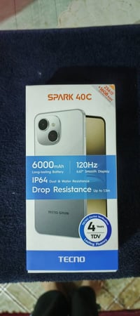 تكنو سبارك ٤٠C • نص يوم استعمال • بغداد