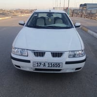 سياره سمند 2010جديه او جهزه مكفوله رقم نكليزي سنويه جديده اوجهزه مكينه...