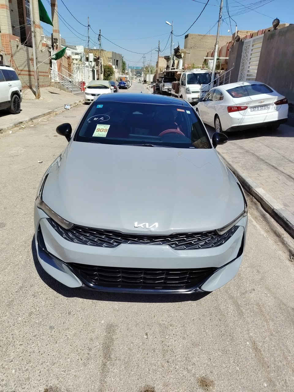 السلام عليكم
  K5 GT 2500 Turbo
كي فايف جي تي موديل 22 رقم بغداد الدولي 
مكينه 2500 تيربو فول مواصفات ميحتاج نذكرهن لأن الكل يعرفهن حادث خفيف بنيد بلاد فقط صبغ مع بارد قليل بدور الجاملغ الخلفي بدون صبغ السعر 186 وبيها مجال قليل 
المكان النجف
***********
